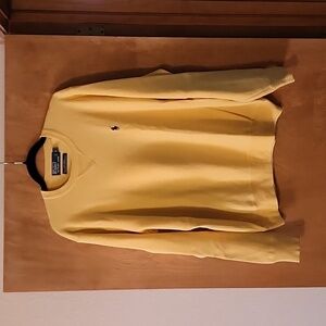 Mens Large Yellow Polo Ralph Lauren Sweatshirt